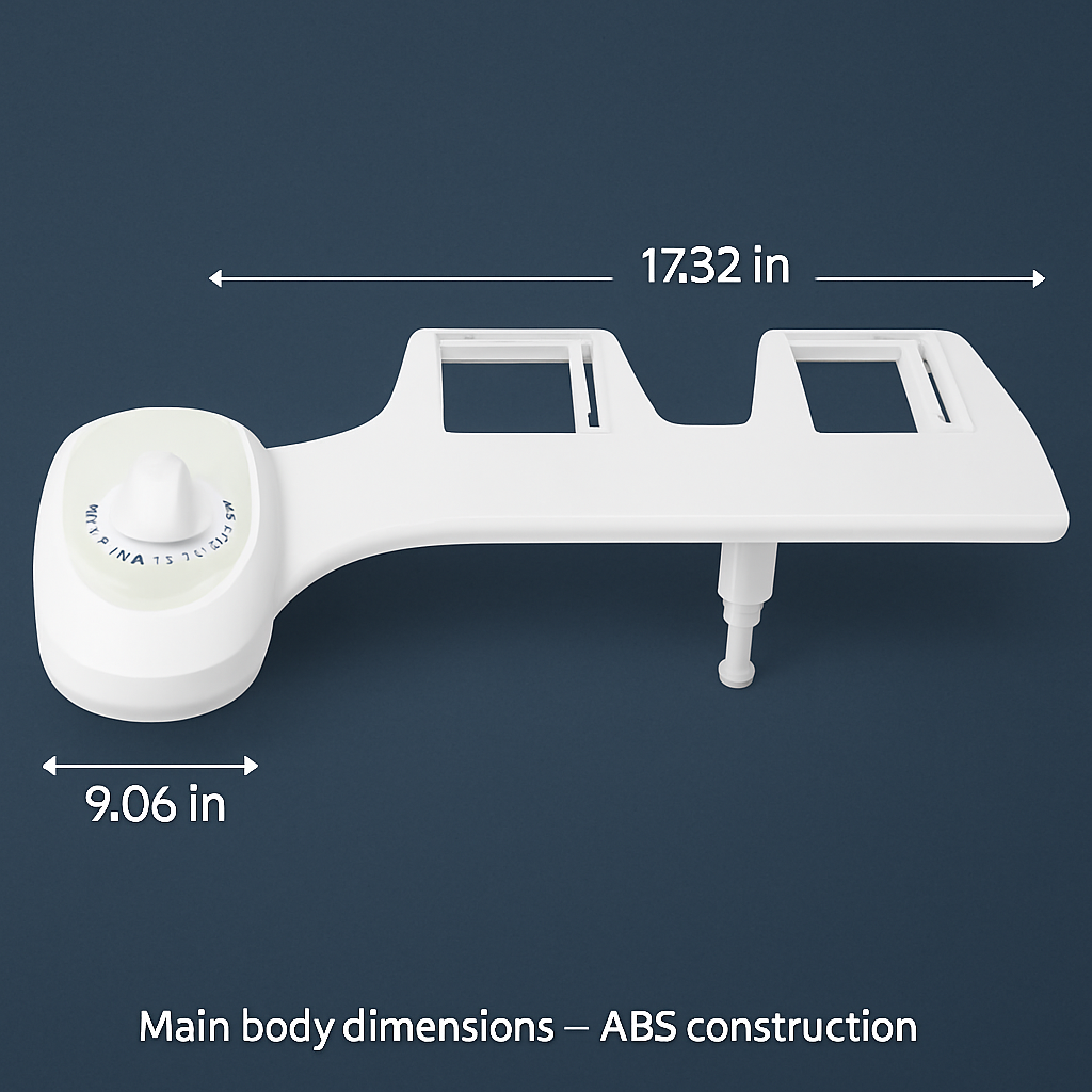 Fresh Water Spray Bidet: Non-Electric, Adjustable Pressure