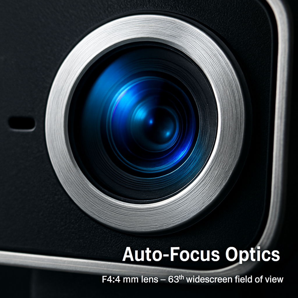 HD Webcam with Autofocus and Built-in Microphone