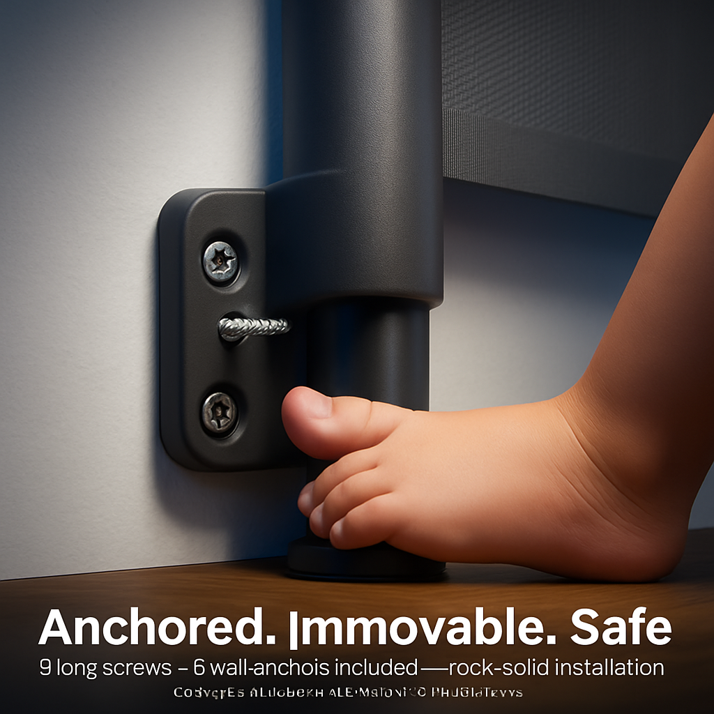 Retractable Baby Security Gate for Doorways & Hallways