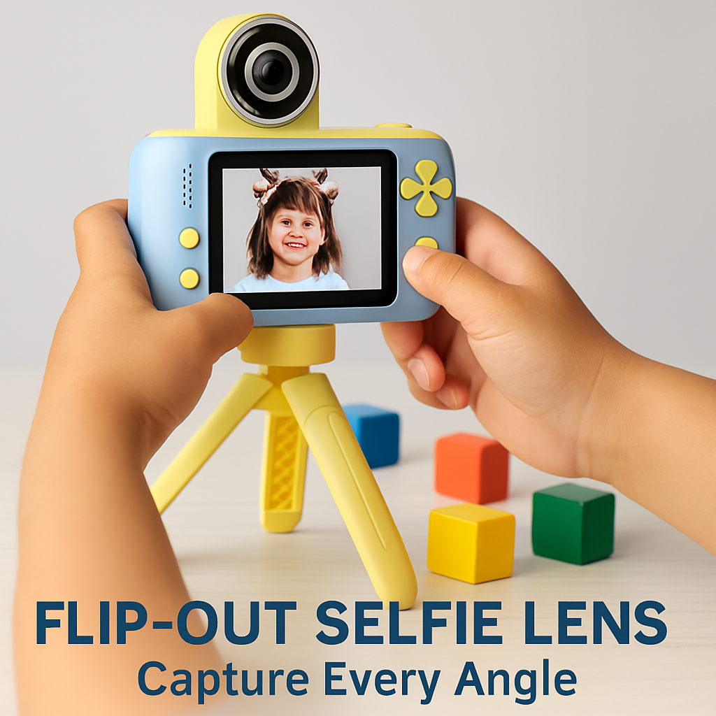 Kids Digital Camera with Flip Lens for Kids