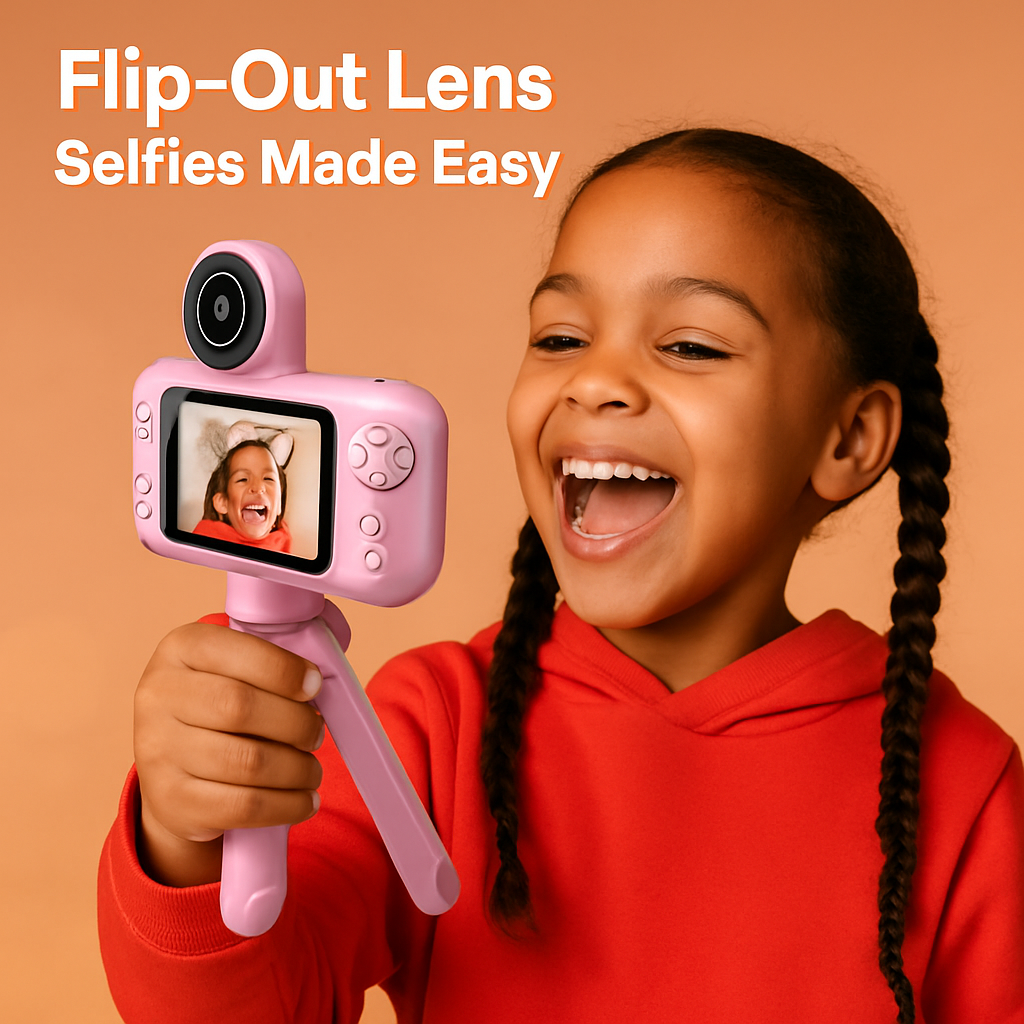Kids Digital Camera with Flip Lens for Kids