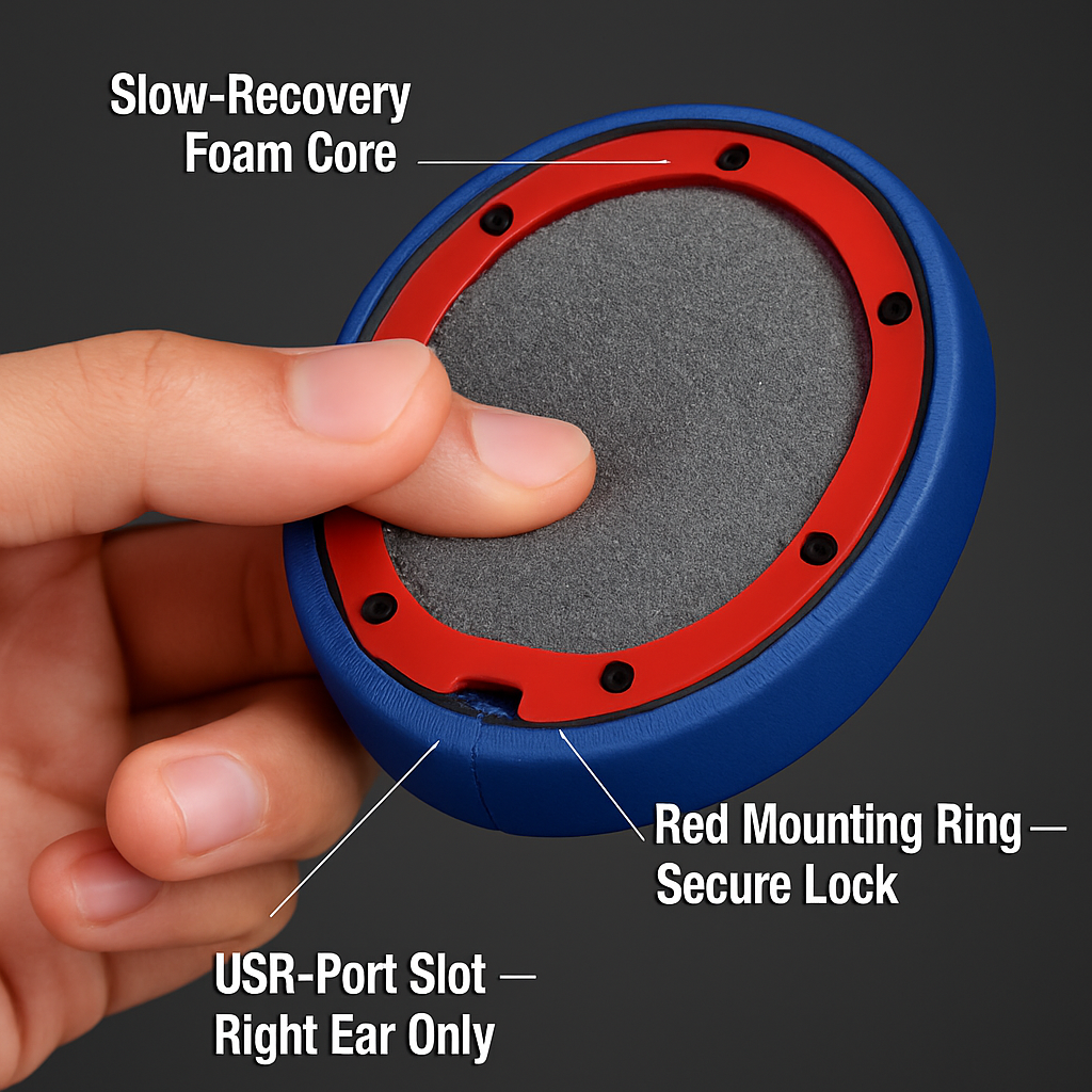 Studio Ear Cushion Pads for Studio Headphones