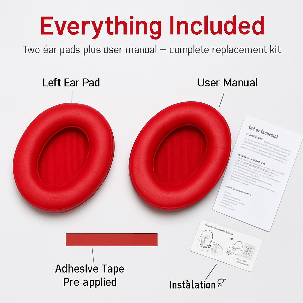 Studio Ear Cushion Pads for Studio Headphones