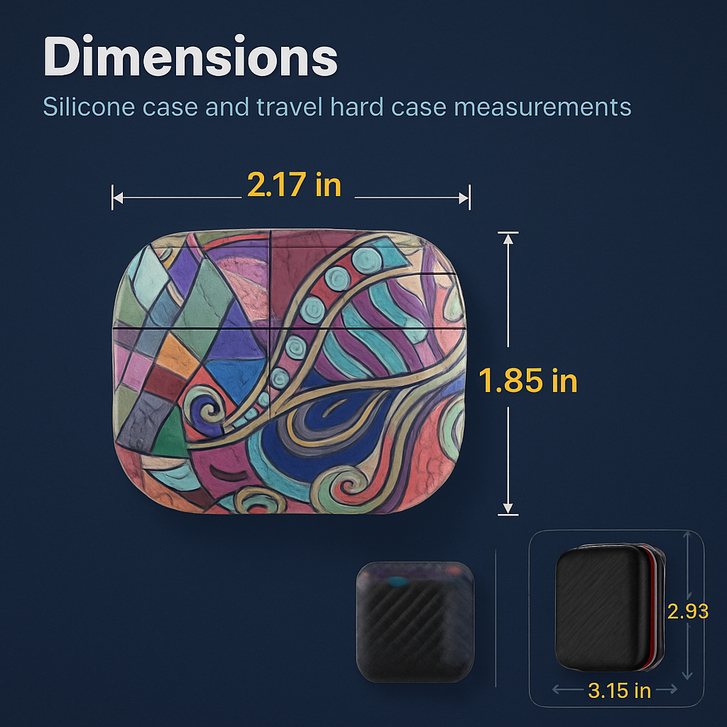 Case with Silicone Cover, Strap and Ear Hooks