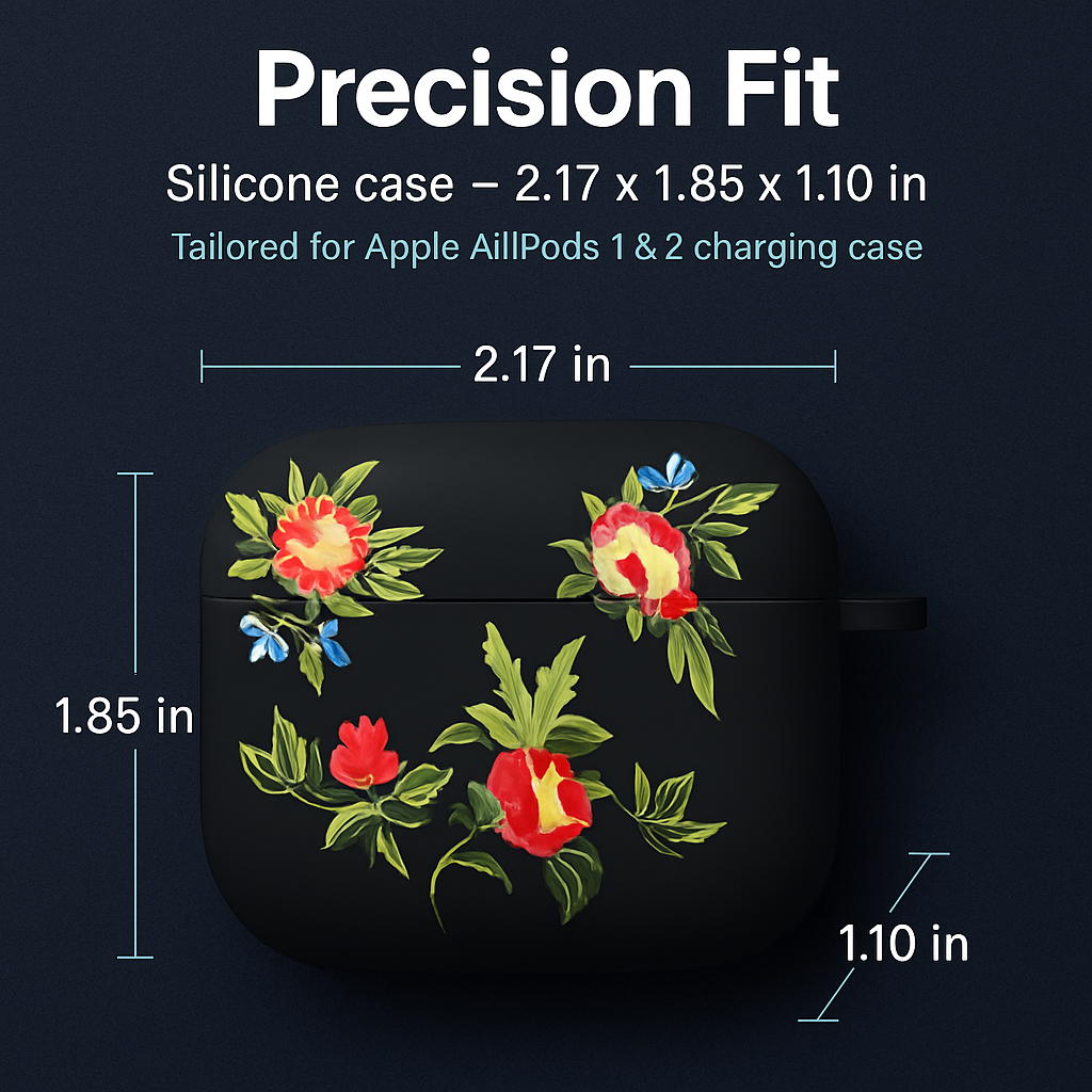 Case with Silicone Cover, Strap and Ear Hooks