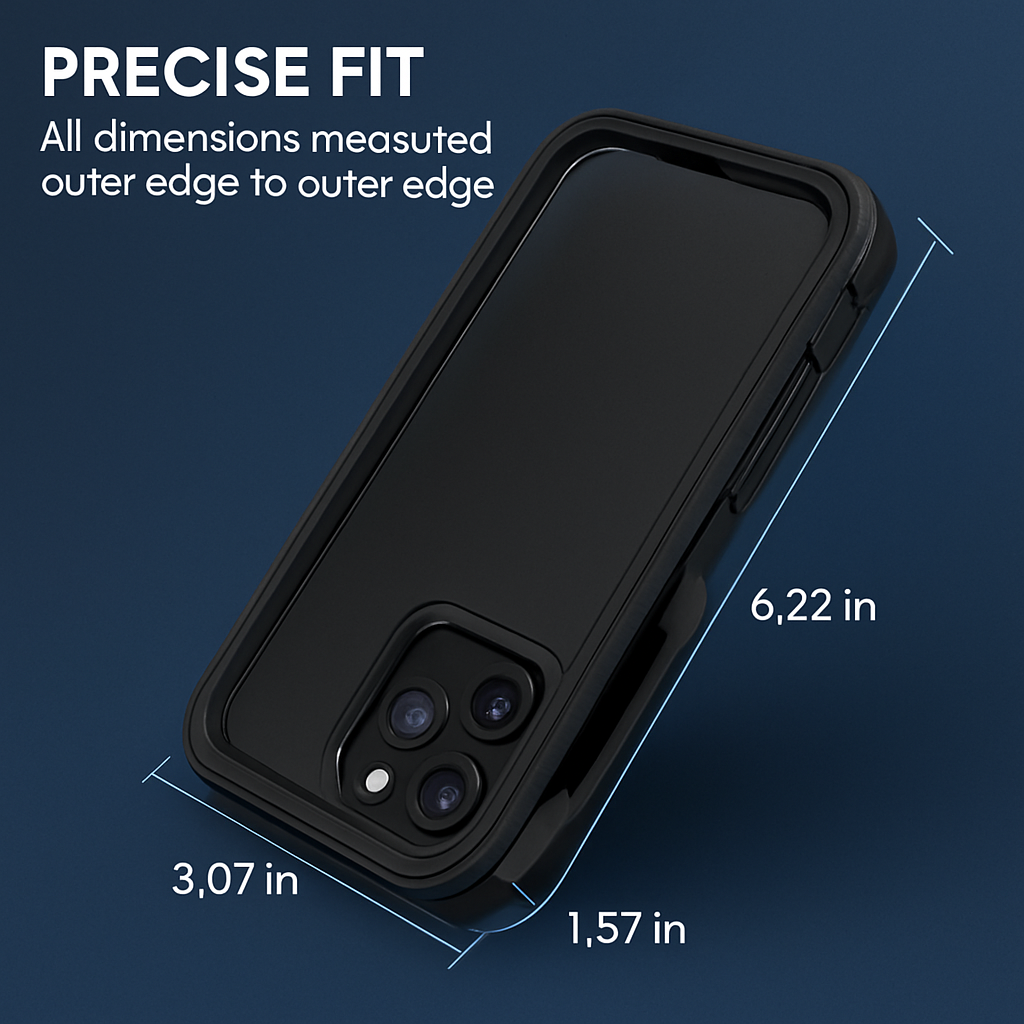 Shockproof Phone Case: All-Round Protection with Belt Clip