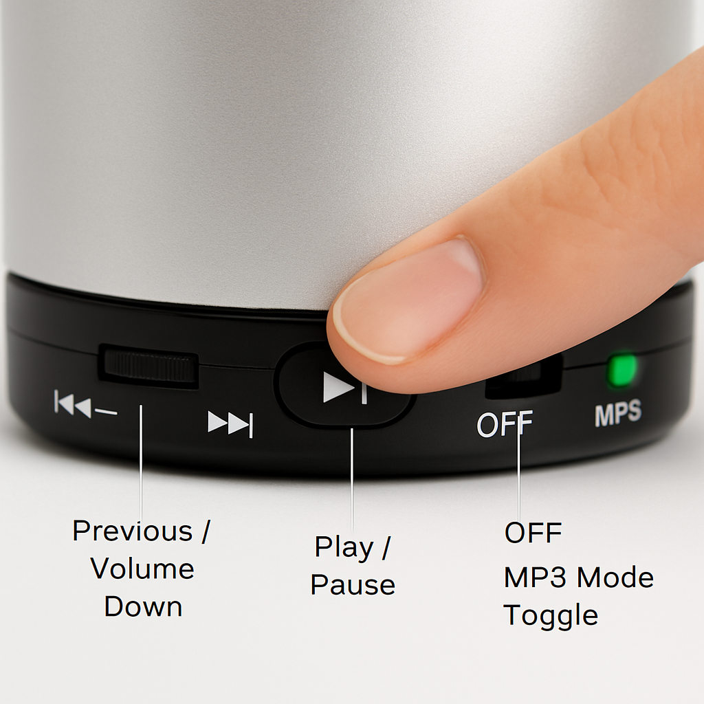 Mini Wireless Speaker for Rich Bass and Portability