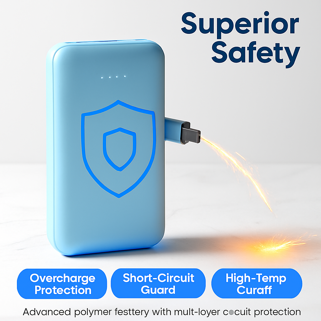 Power Bank Portable Charger with Type-C Cable for iPhone