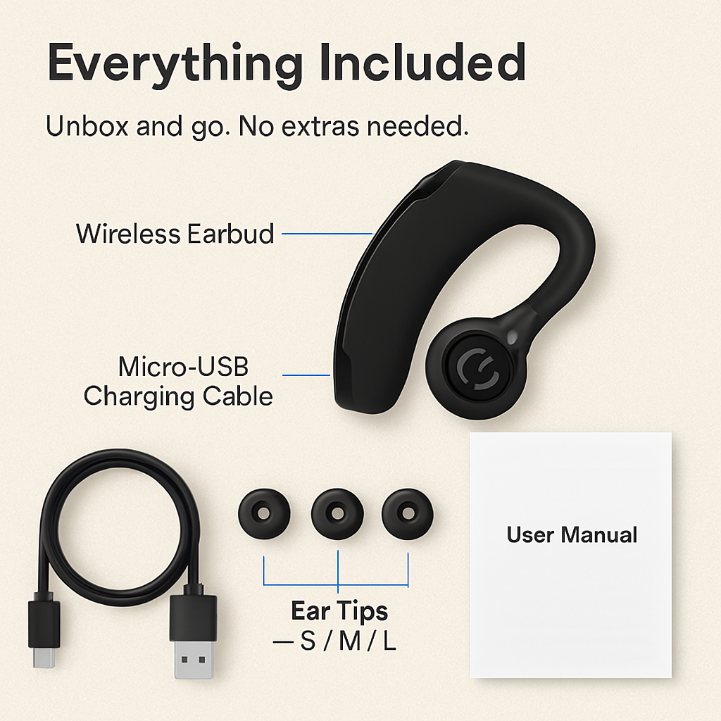 Wireless Earbuds: All-Day Comfort and Clear Calls