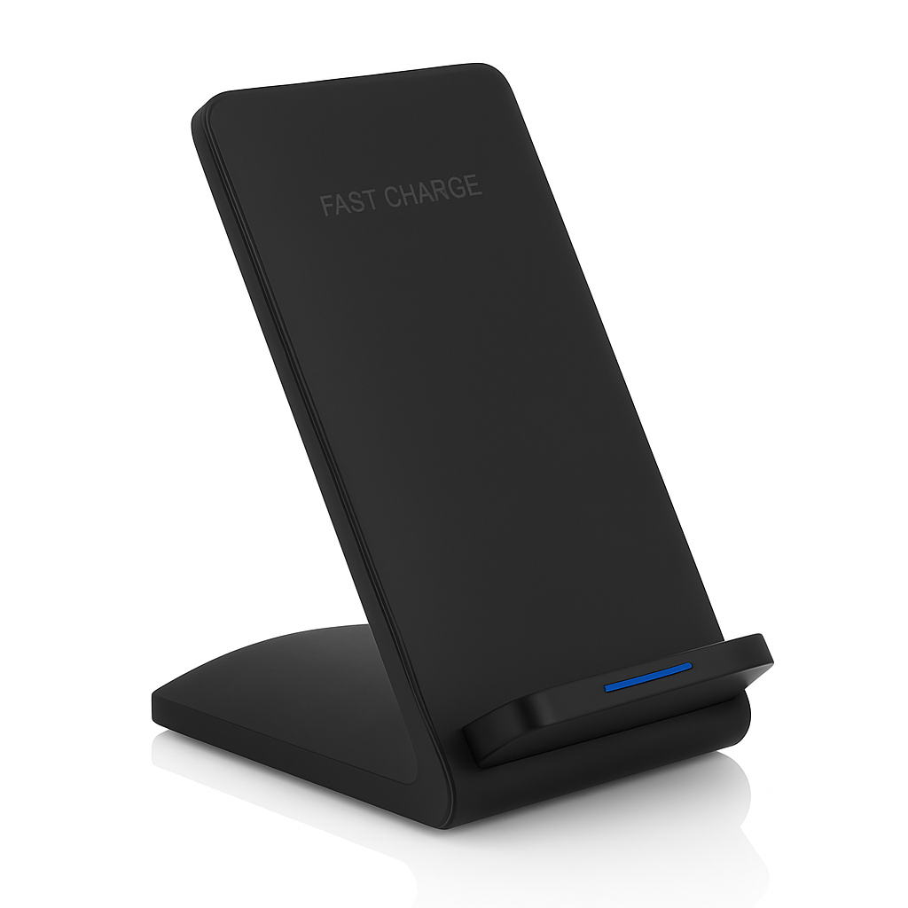 Wireless Charger with Dual Coils - Fast, Case-Friendly Stand