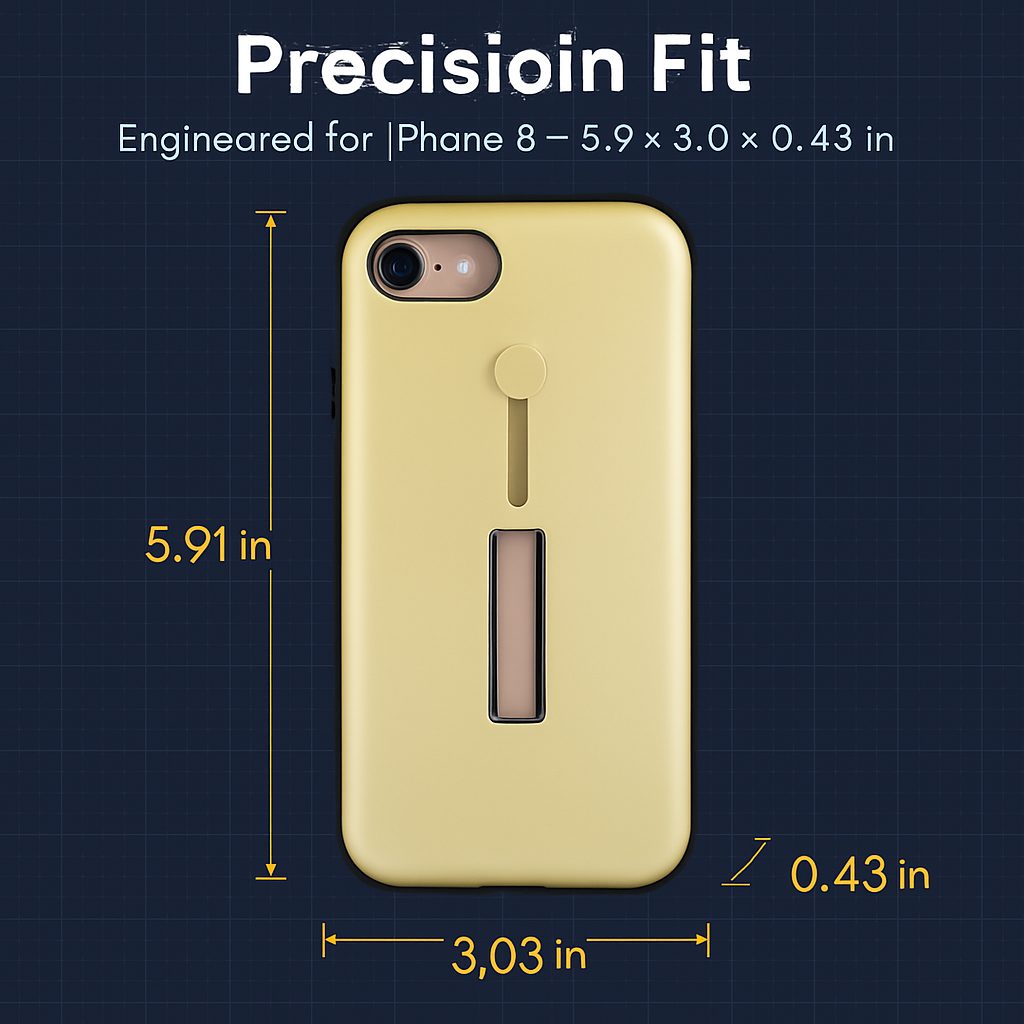 Finger Strap Phone Case with Kickstand for Secure Grip