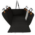 Dog Car Back Seat Cover with Zipper Mesh Window