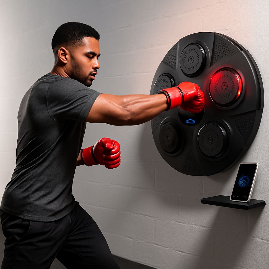 Boxing Wall Target Pad with Gloves for Home Training