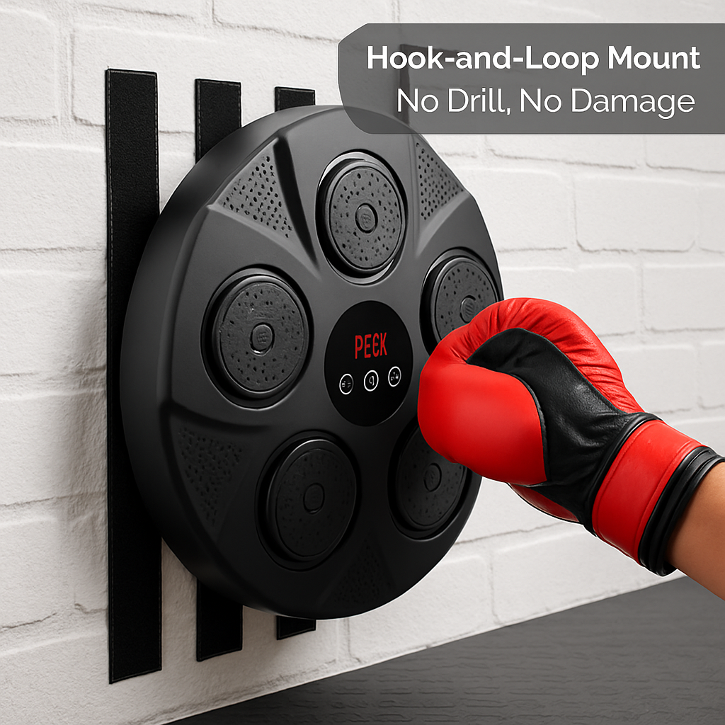 Boxing Wall Target Pad with Gloves for Home Training