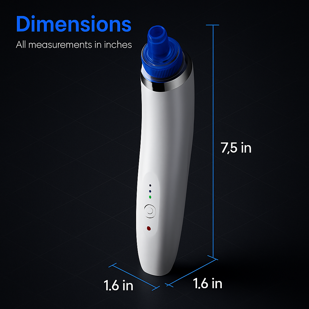 Blackhead Vacuum Extractor for Clear Pores and Acne