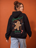 Ginger Bread Cookies Oversize Hoodie