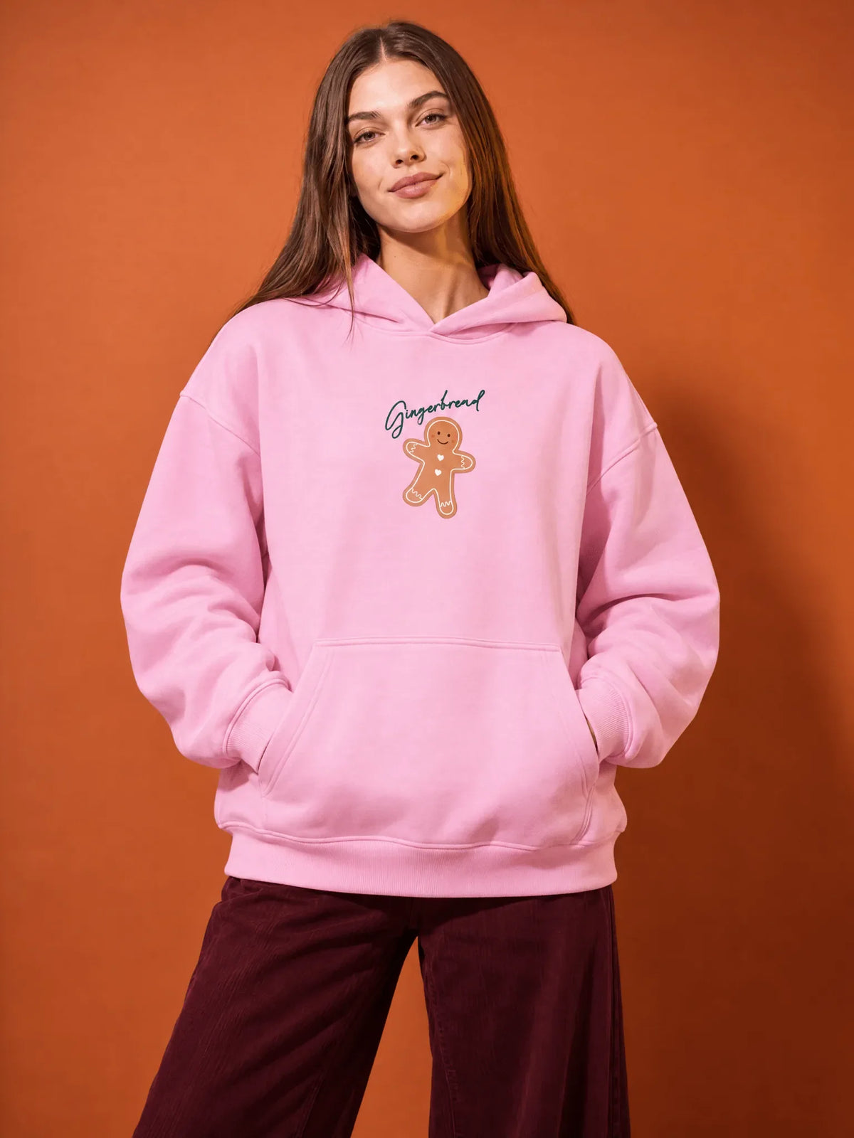 Ginger Bread Cookies Oversize Hoodie