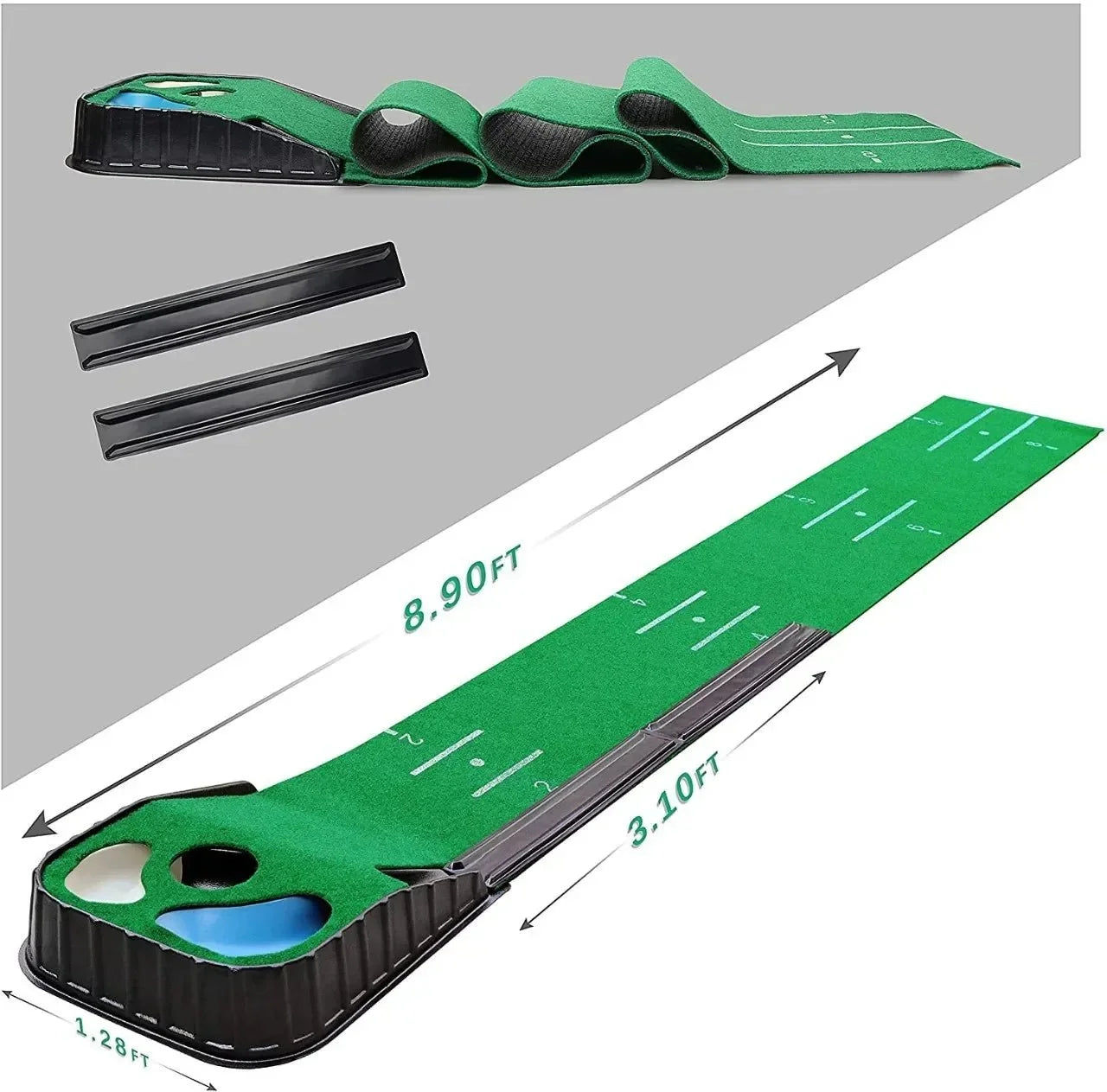 Indoor Putting Mat – Auto Ball Return Green Carpet