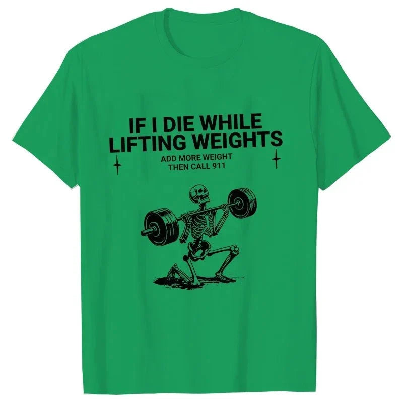 Men's Weightlifting T-Shirt – Short Sleeve Gym Tee