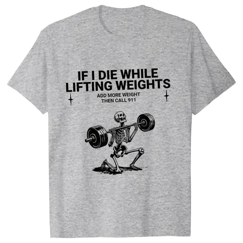 Men's Weightlifting T-Shirt – Short Sleeve Gym Tee