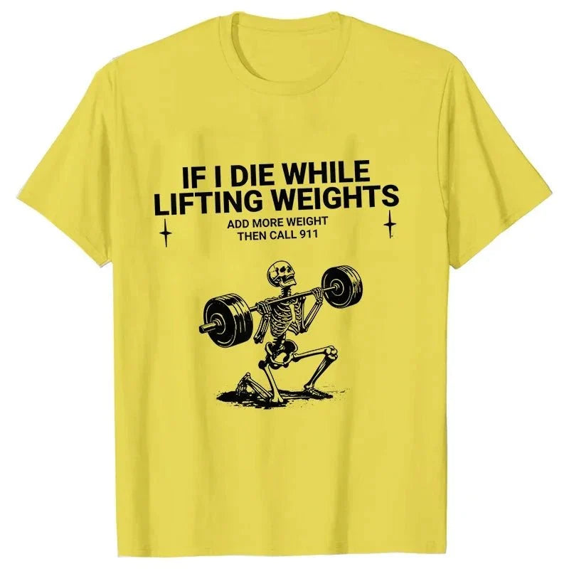 Men's Weightlifting T-Shirt – Short Sleeve Gym Tee