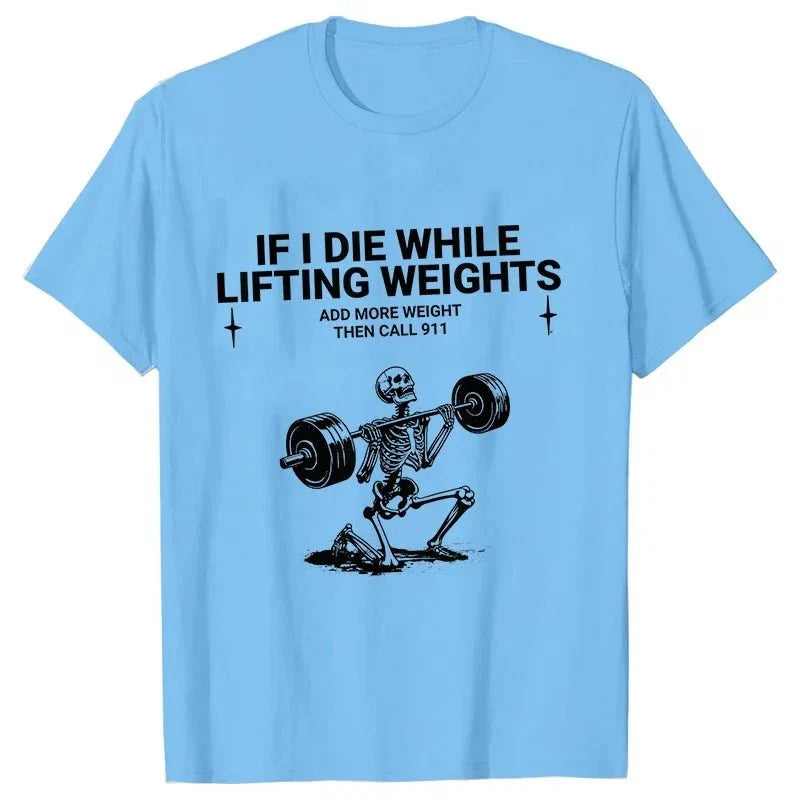 Men's Weightlifting T-Shirt – Short Sleeve Gym Tee