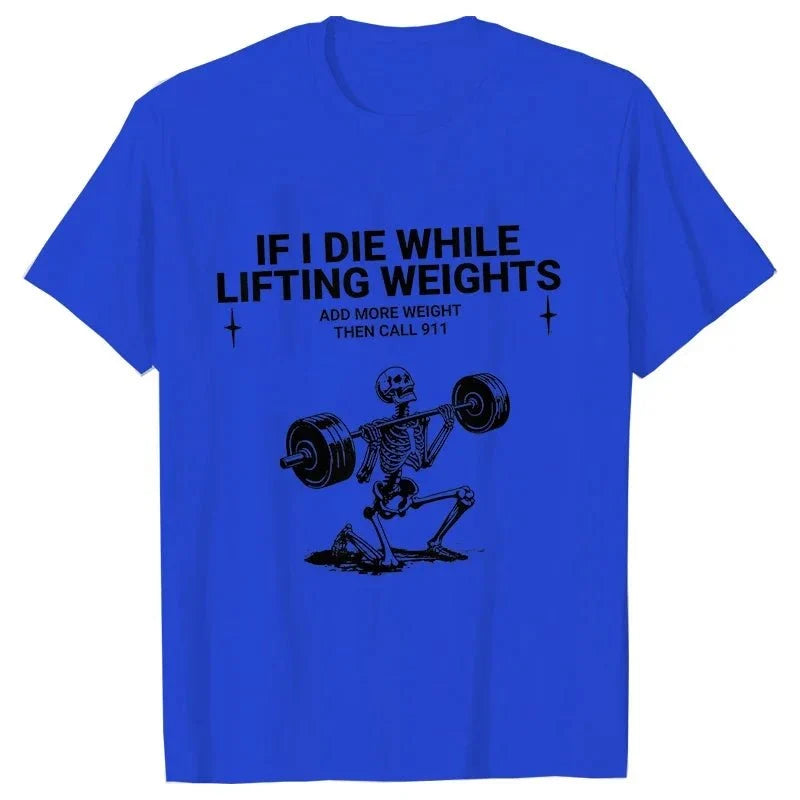 Men's Weightlifting T-Shirt – Short Sleeve Gym Tee
