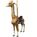 Resin Carousel Assortment Ornament - Giraffe