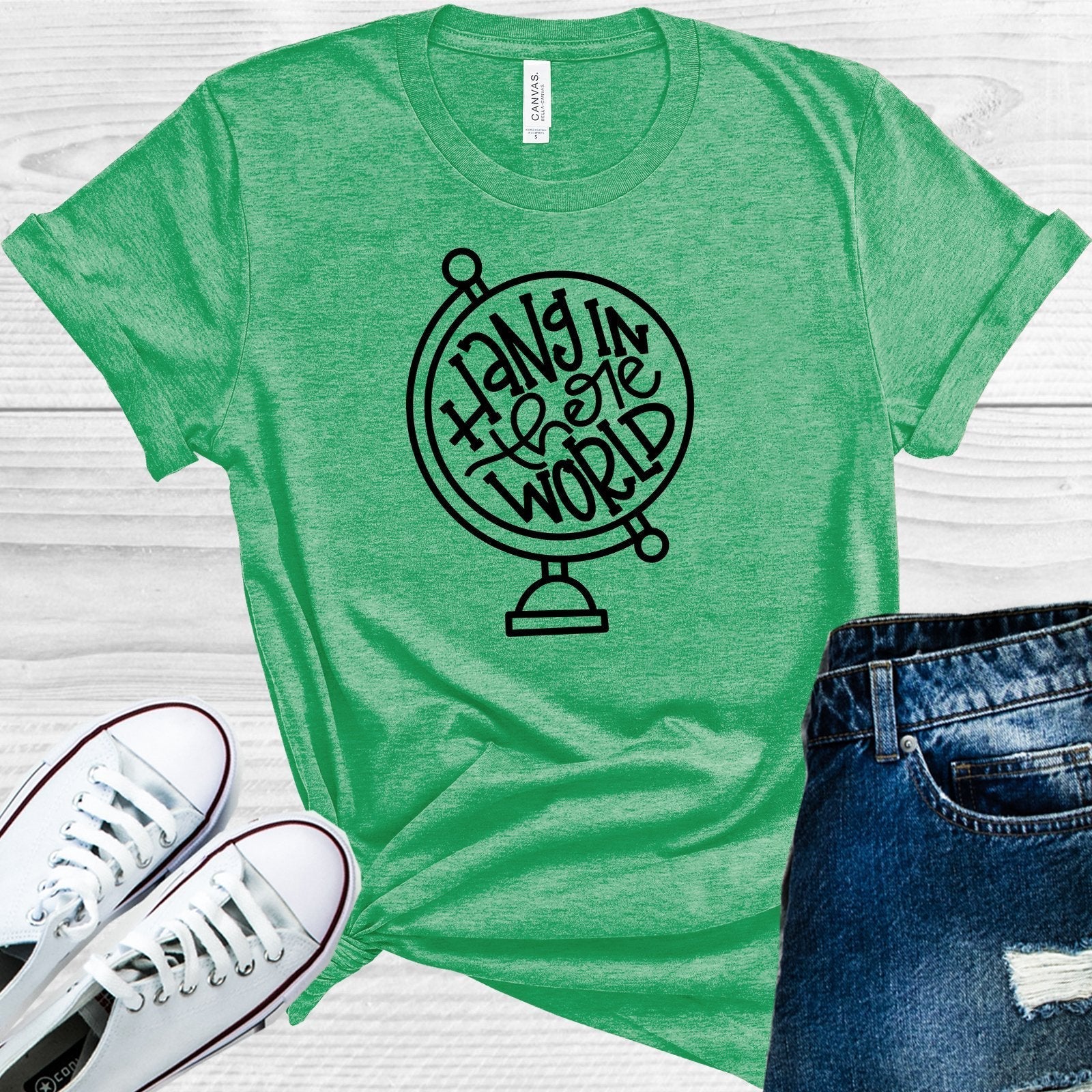 Hang in There World Graphic Tee