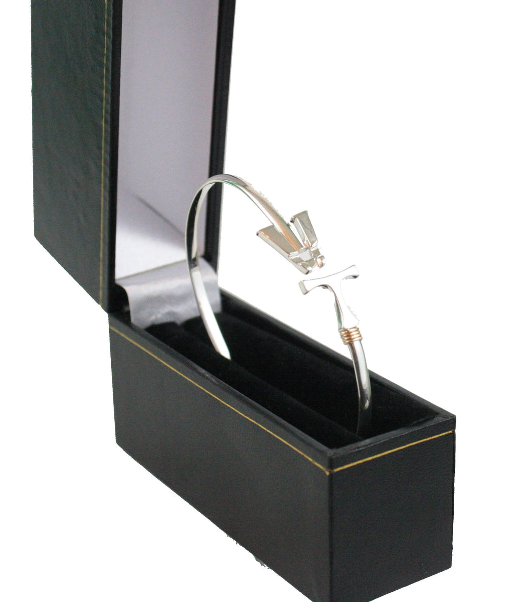 Vermont   Hook Bracelet Silver - 3mm Band - 8 Inch