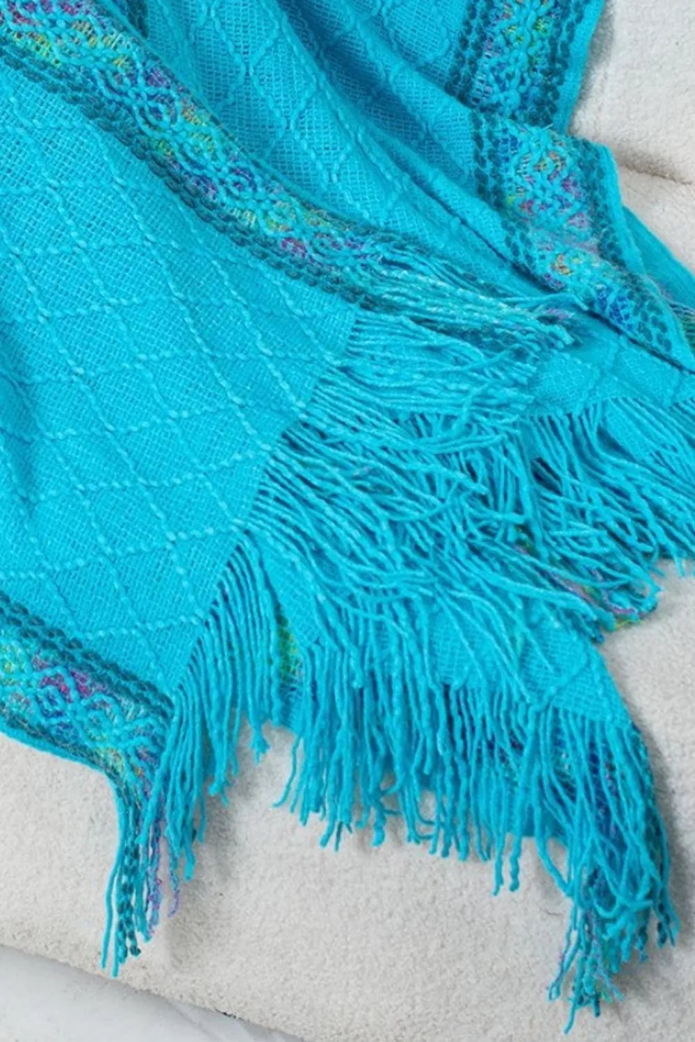 Hooded tassel cloak sweater shawl women's coat