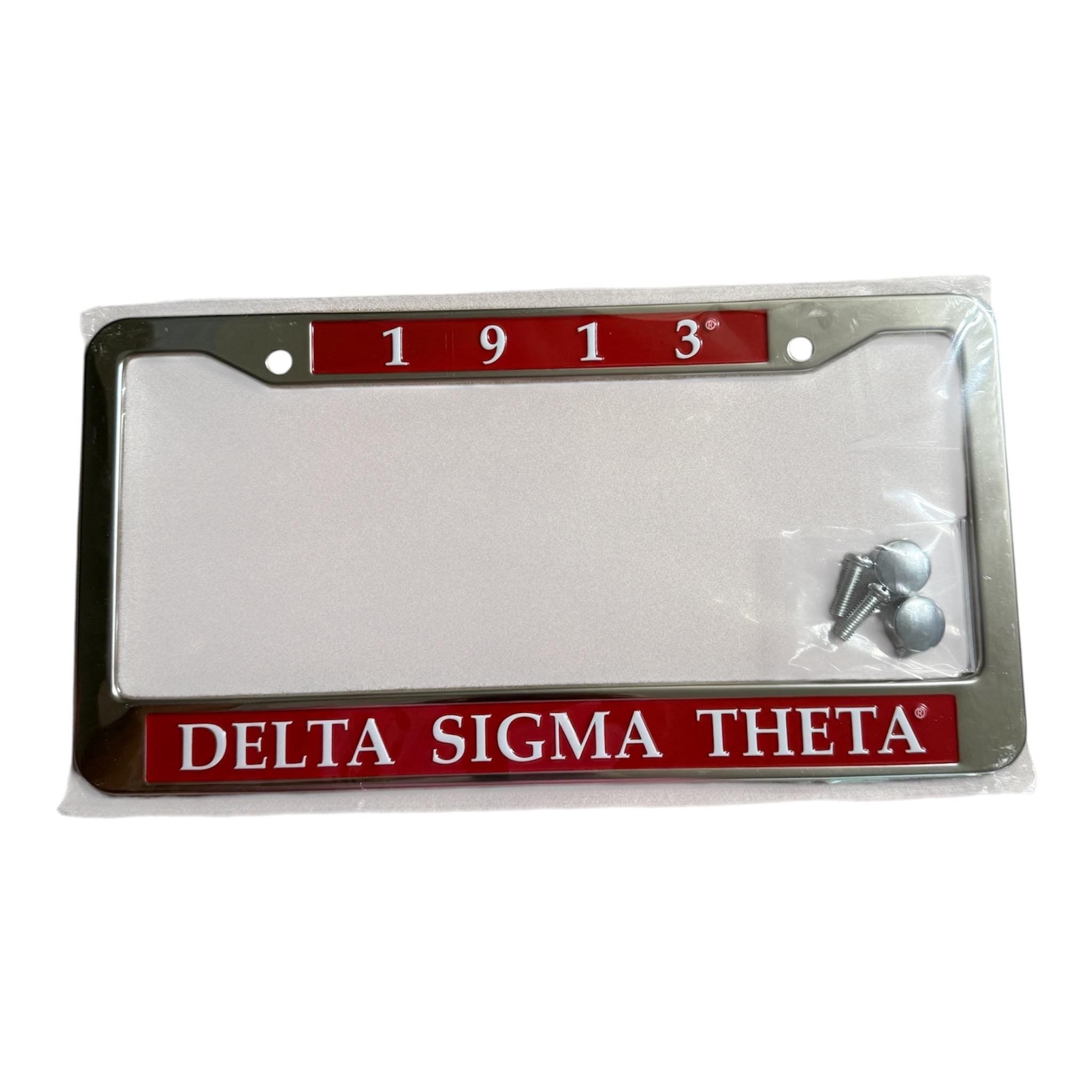 Delta Sigma Theta License Plate Frame | DST 1913