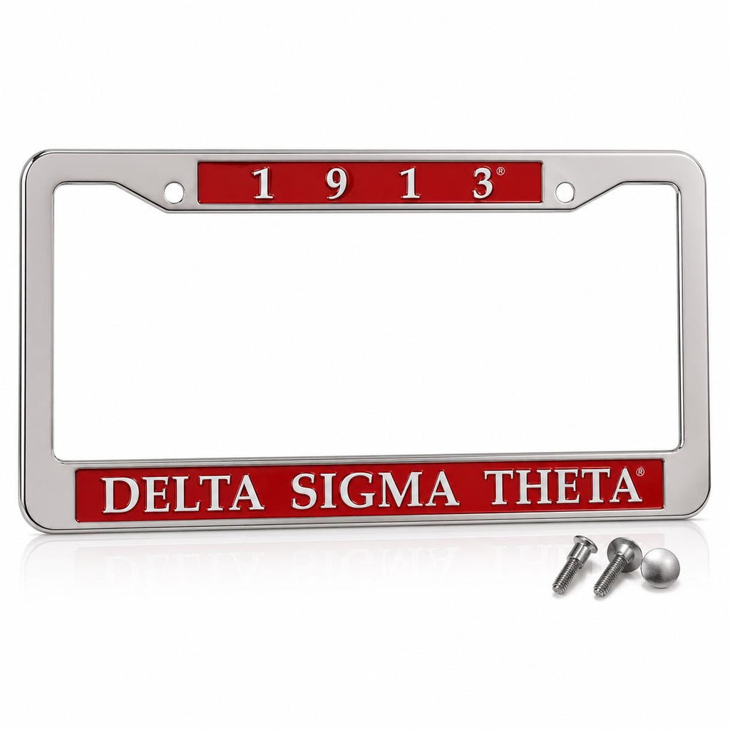 Delta Sigma Theta License Plate Frame | DST 1913
