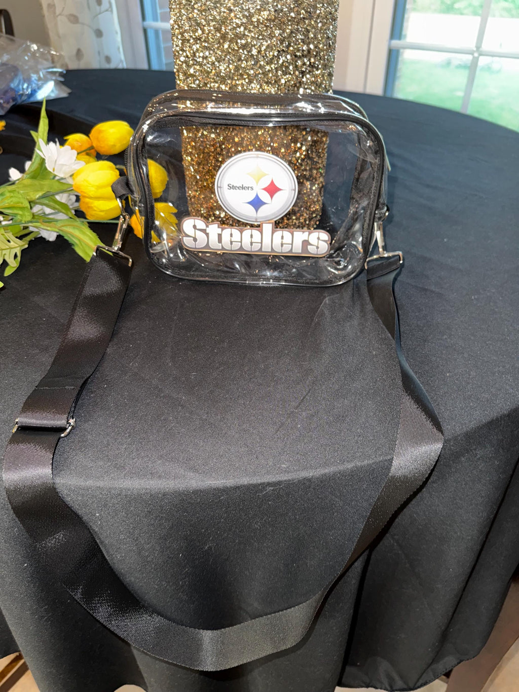 Pittsburgh Steelers Clear Crossbody Bag | Stadium Approved Purse