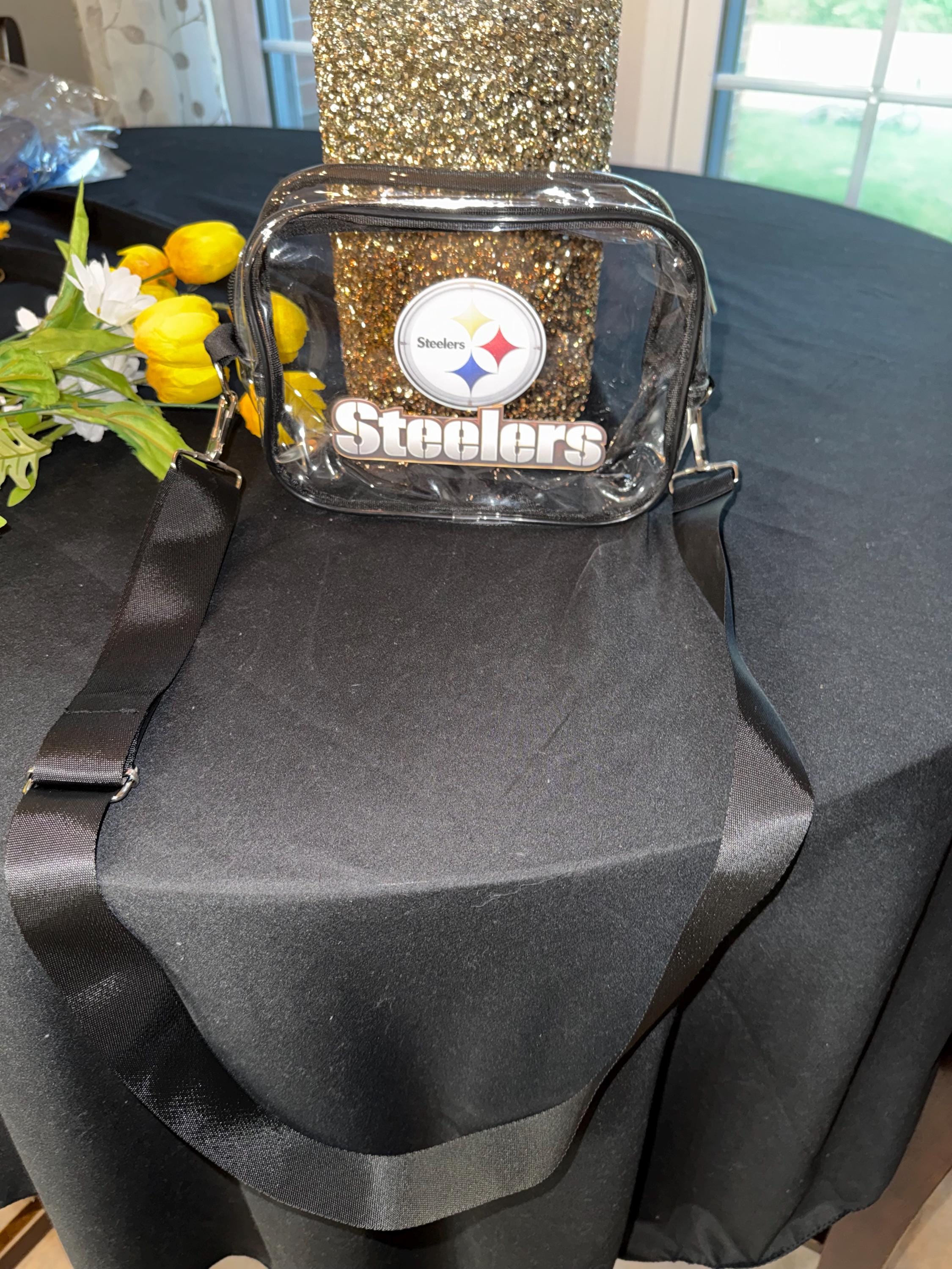Pittsburgh Steelers Clear Crossbody Bag | Stadium Approved Purse