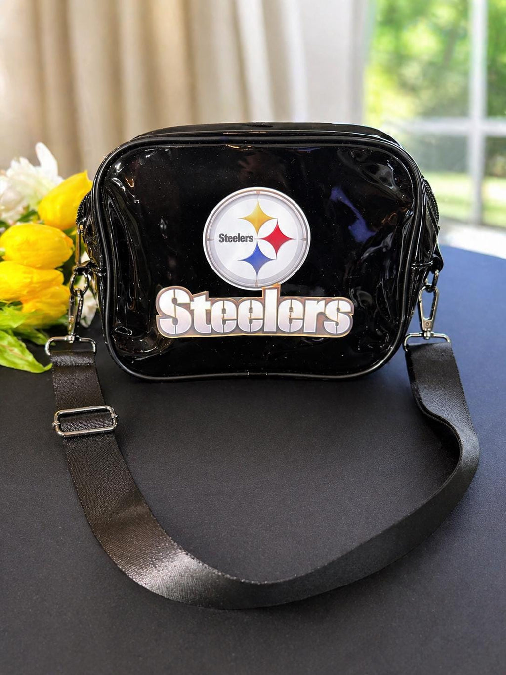 Pittsburgh Steelers Transparent Crossbody Bag