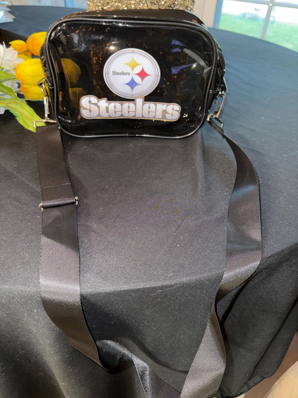 Pittsburgh Steelers Transparent Crossbody Bag