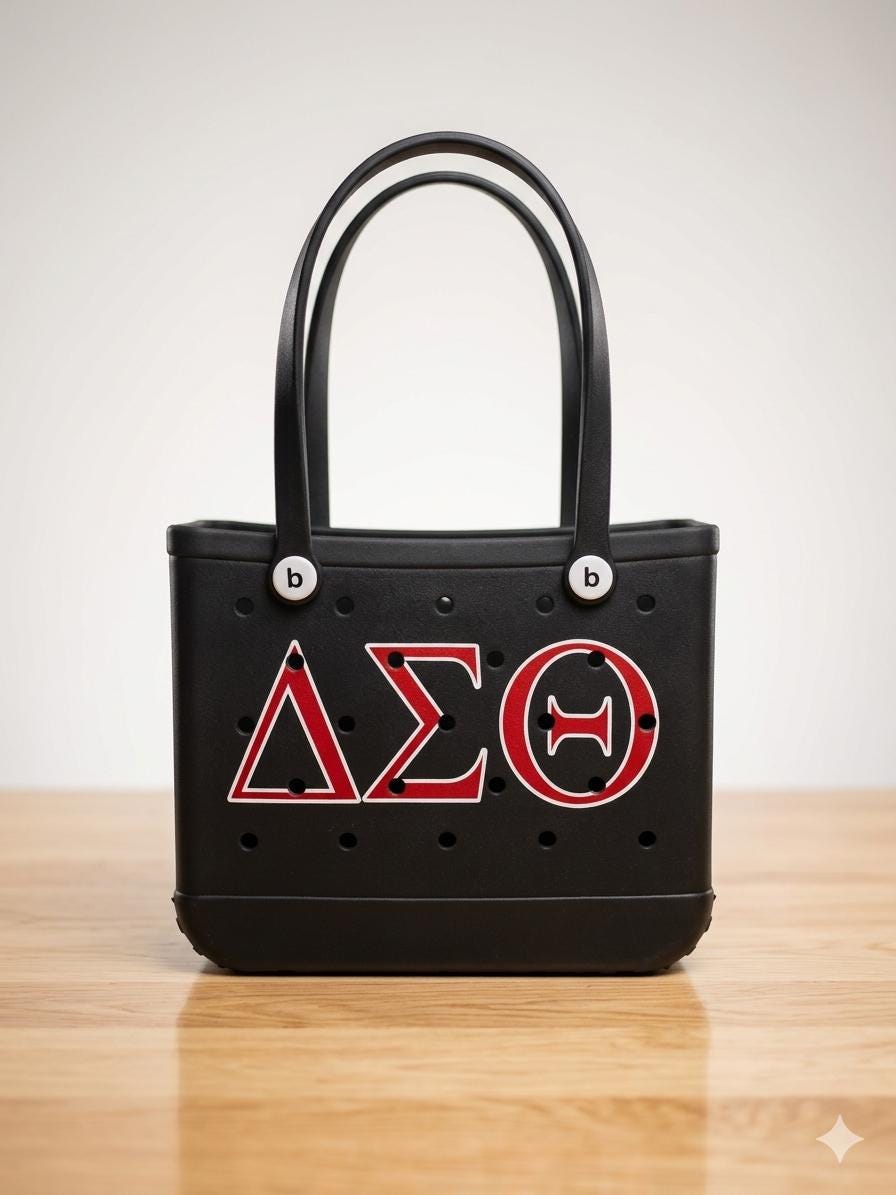 Delta Sigma Theta EVA Beach Bag