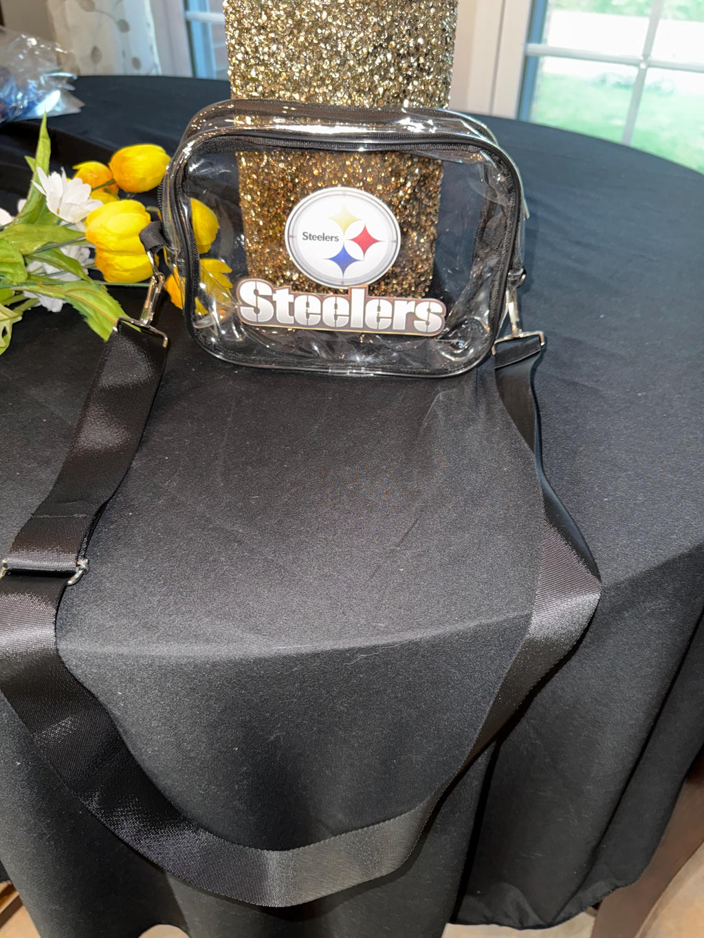 Pittsburgh Steelers Clear Crossbody Bag | Stadium Approved Purse