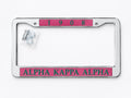 AKA License Plate 1908 Pink and Green