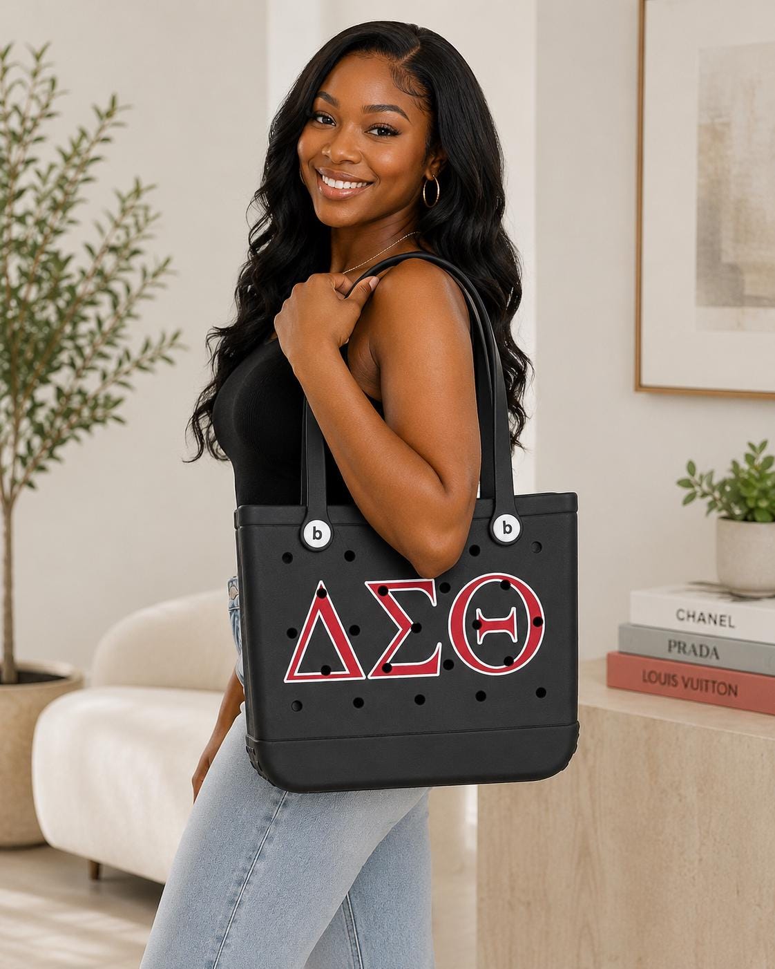 Delta Sigma Theta EVA Beach Bag
