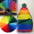 Rainbow Gift Set - Umbrella, Backpack, Fan