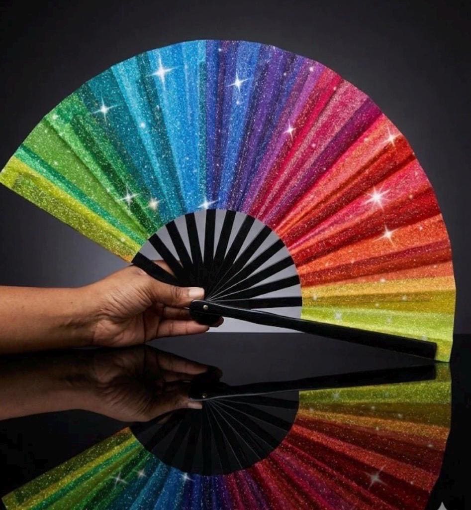 Rainbow Gift Set - Umbrella, Backpack, Fan
