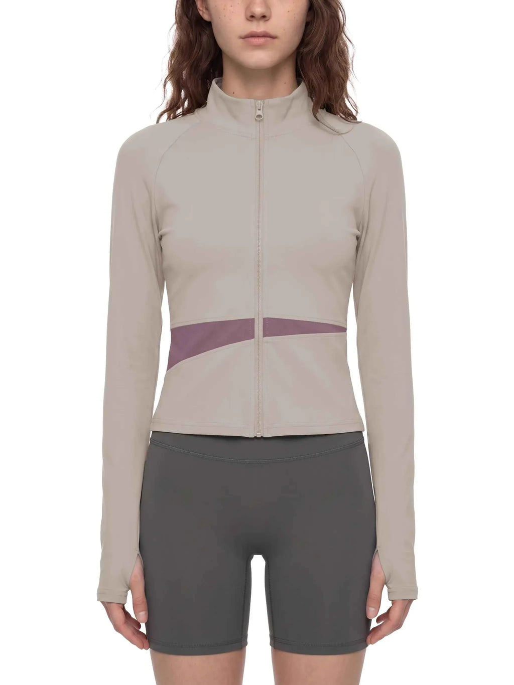 Loki & Ivy Women's Paneled Yoga Jacket