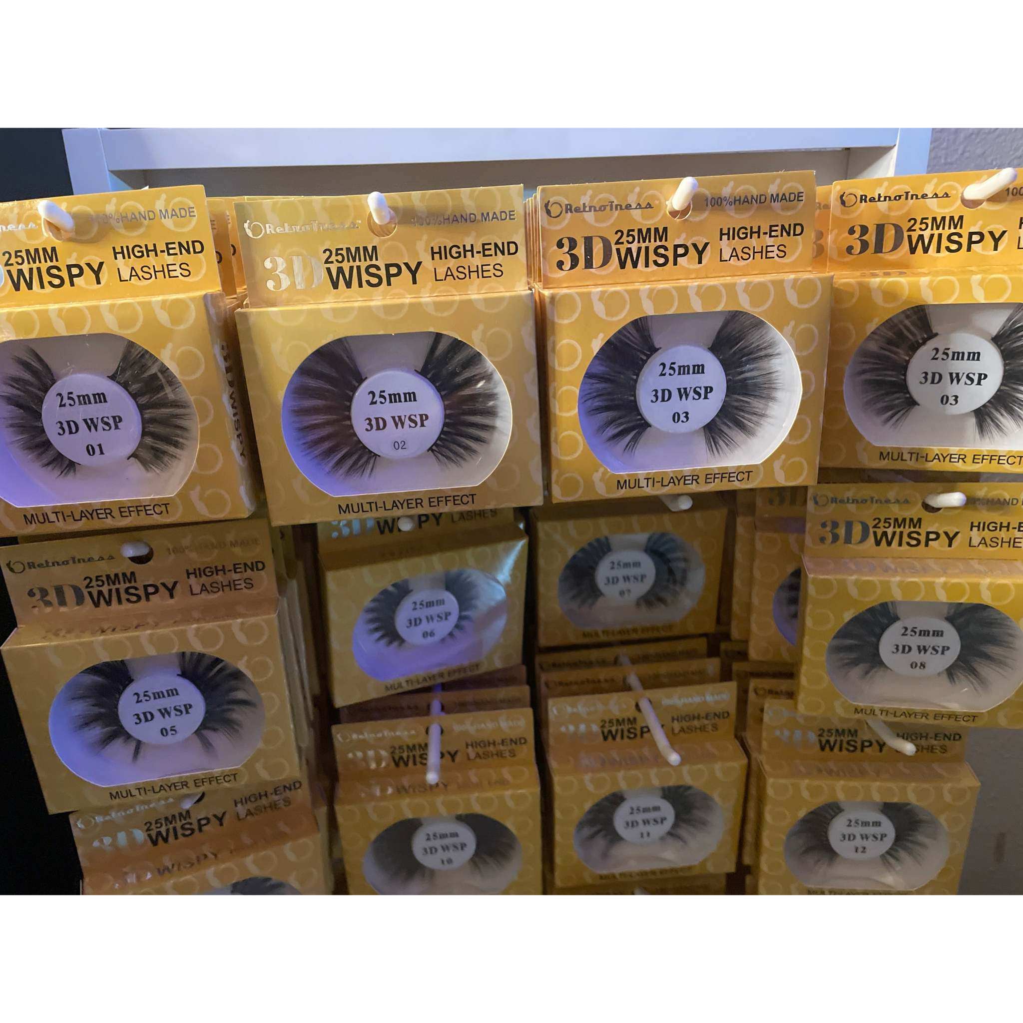 RetroTress 3D 25mm Wispy High-End Lashes Mink Matte 100% HAND MADE Eyelashes Bulk