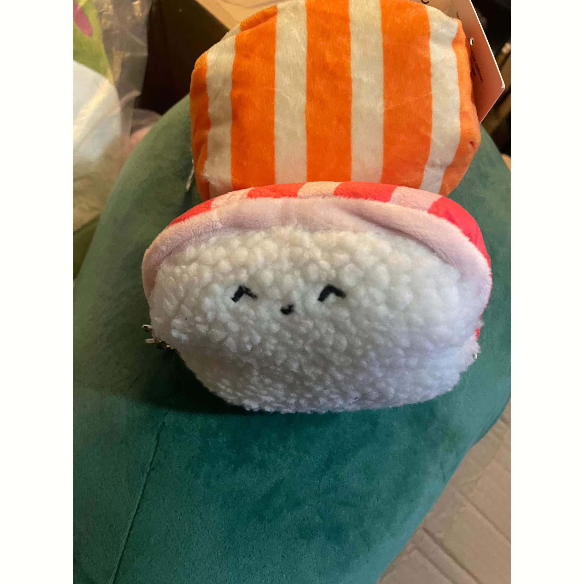 Sushi Plush Keychain 5 Soft Cute Design (Tuna)
