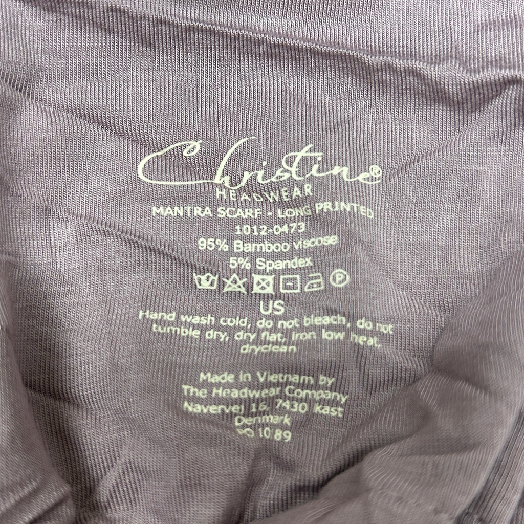 CHRISTINE HEADWEAR Mantra Scarf Long Swirls 1012-0473 (New)