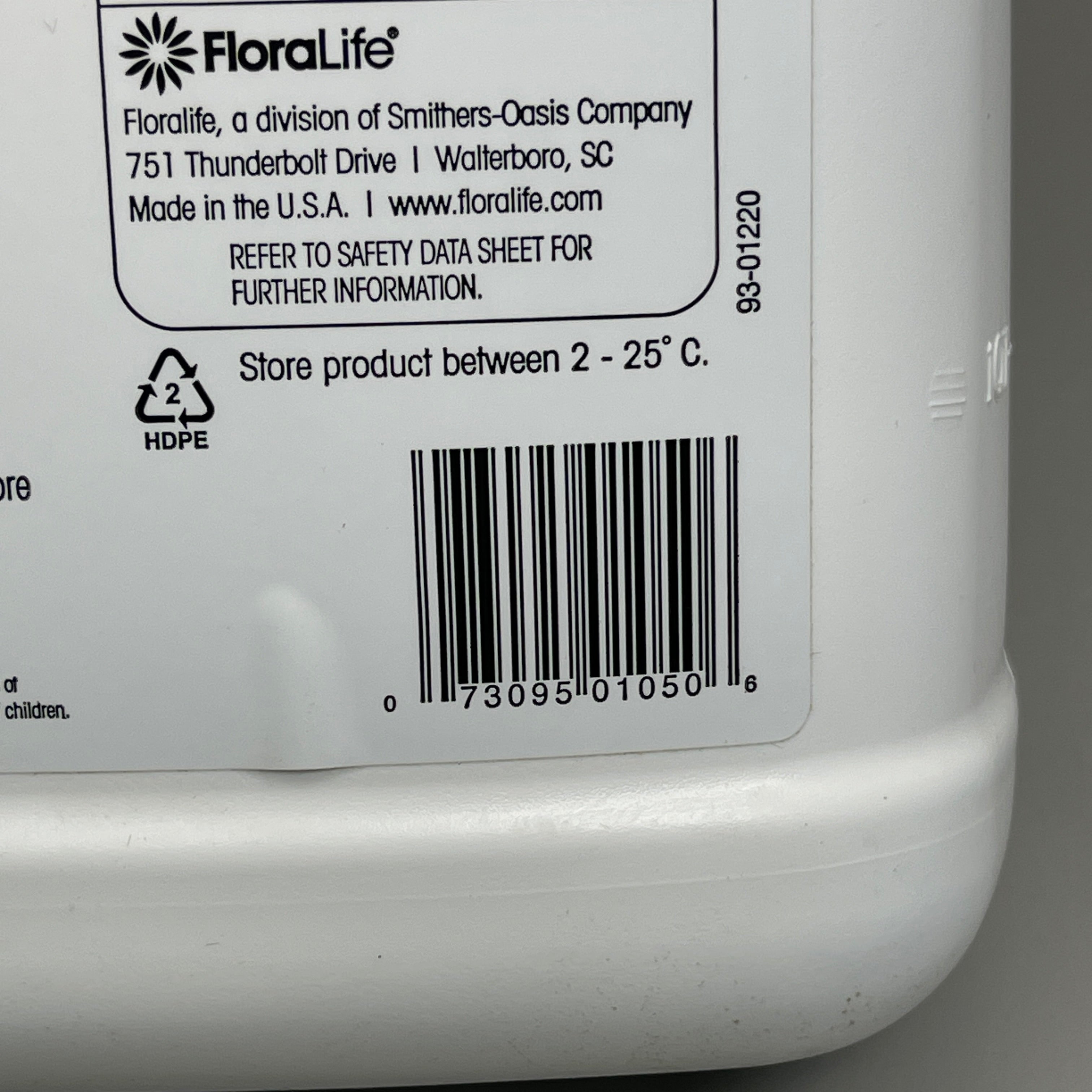 SMITHERS OASIS FloraLife Clear Crowning Glory 1 Gallon Clear (New)