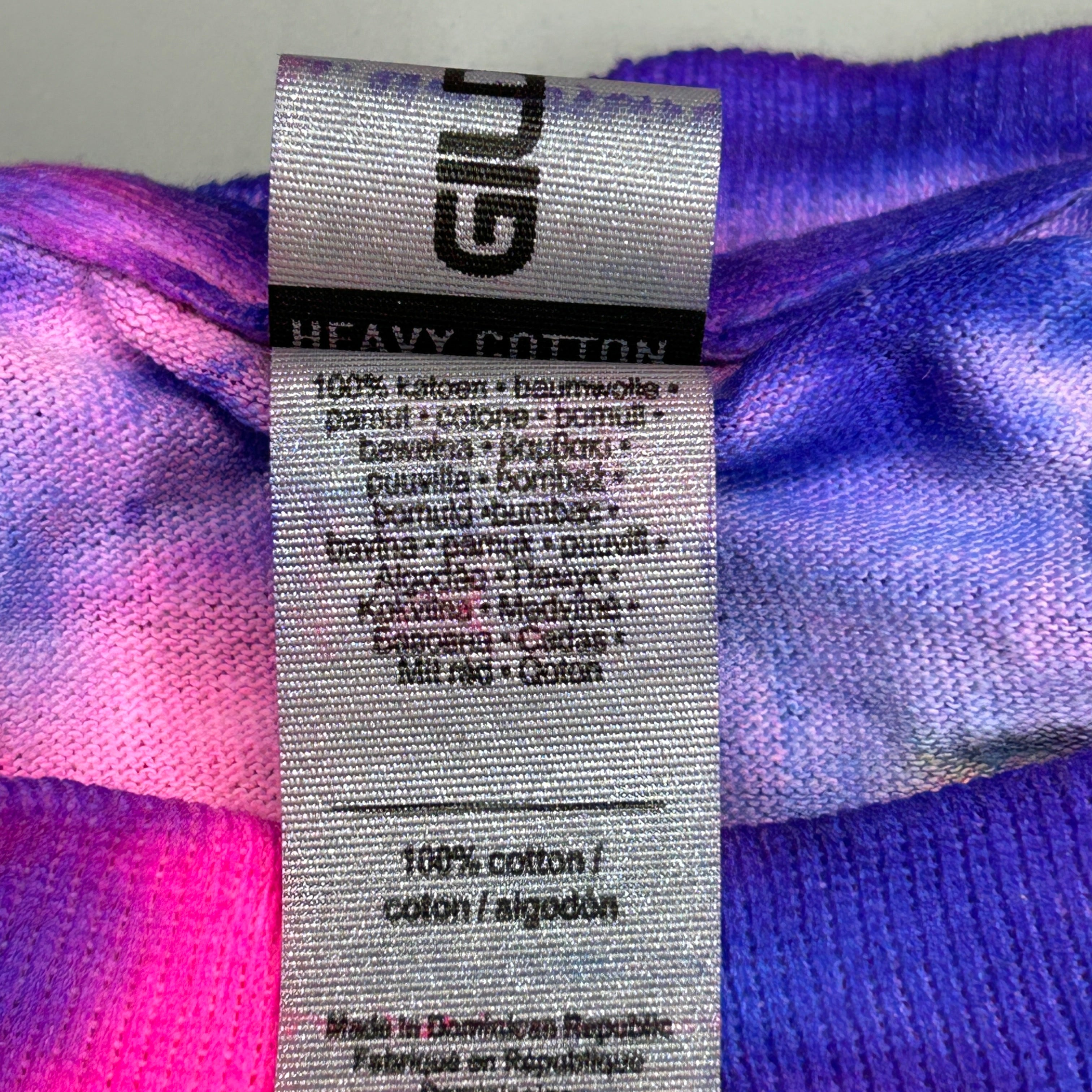 GILDAN (12 PACK) Tie Dye Short Sleeve Unisex Heavy Cotton T-Shirts Sz Youth Large (New)