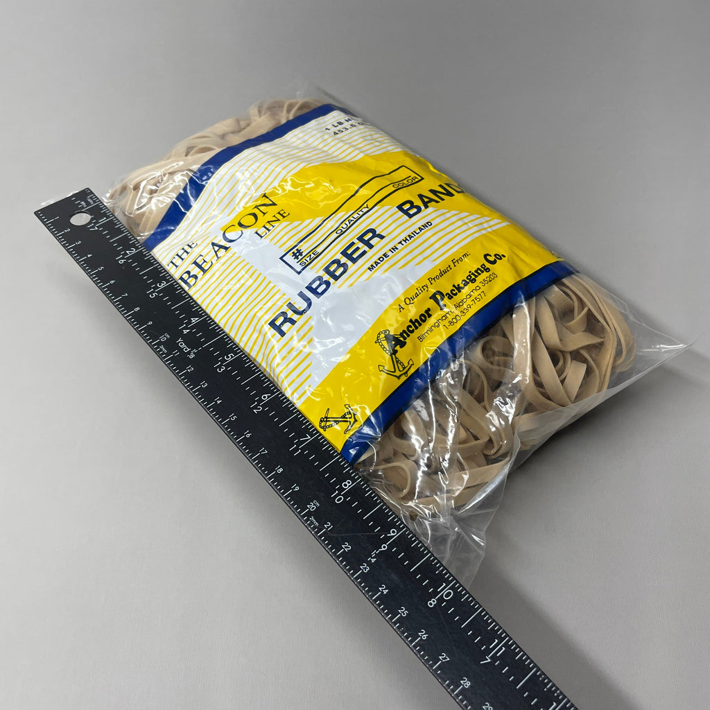 ANCHOR PACKAGING CO The Beacon Line Rubber Bands 1 lb Size 64 (New)
